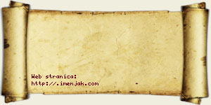 Una Balašević vizit kartica